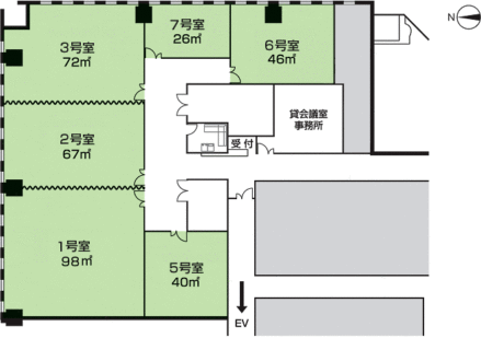 f00121 2 - 梅田阪急ビルオフィスタワー26階貸会議室　の会議室やイベントホールに関する画像です。